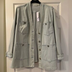 NEW Soft Surroundings Denim Jacket Size XL $120 new